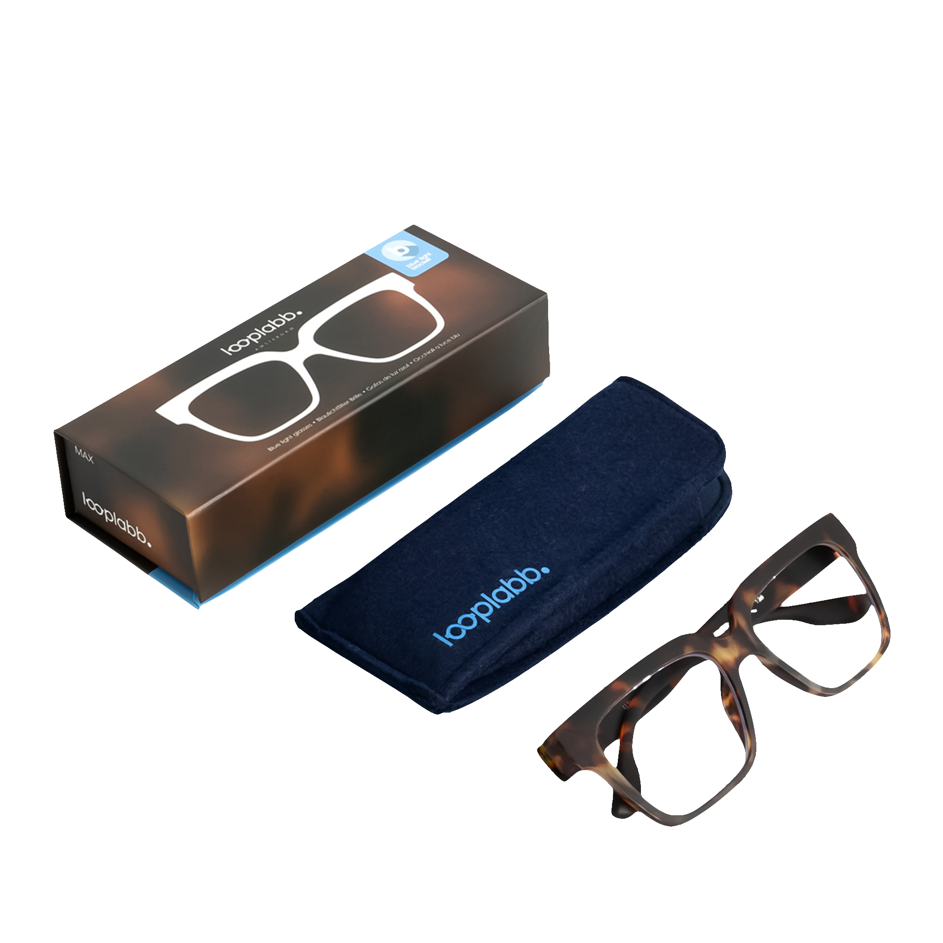 Looplabb Blaulichtfilter-Brille MAX BLUE LIGHT Turtle