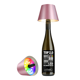 Sompex Top Lampe Pink Metallic