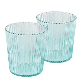 Paveau Ribbed Elegance Glasses Lucky