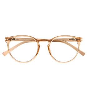 Looplabb Papillon Blue Light Glassses Crystal Champagne