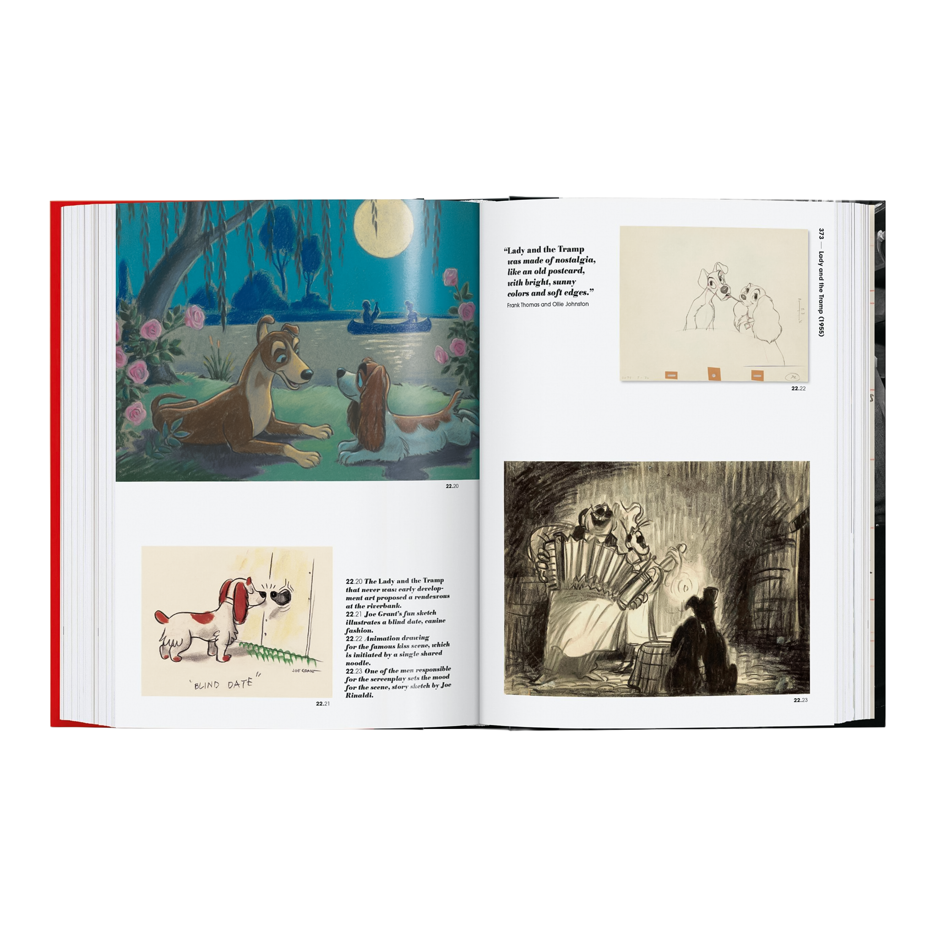 Coffee Table The Walt Disney Film Archive. Animated Films 1921–1968, Hund-Illustration, Cartoon-Hunde, Bildgeschichte, Doppel-Seite, Schwarzweiß-Skizze