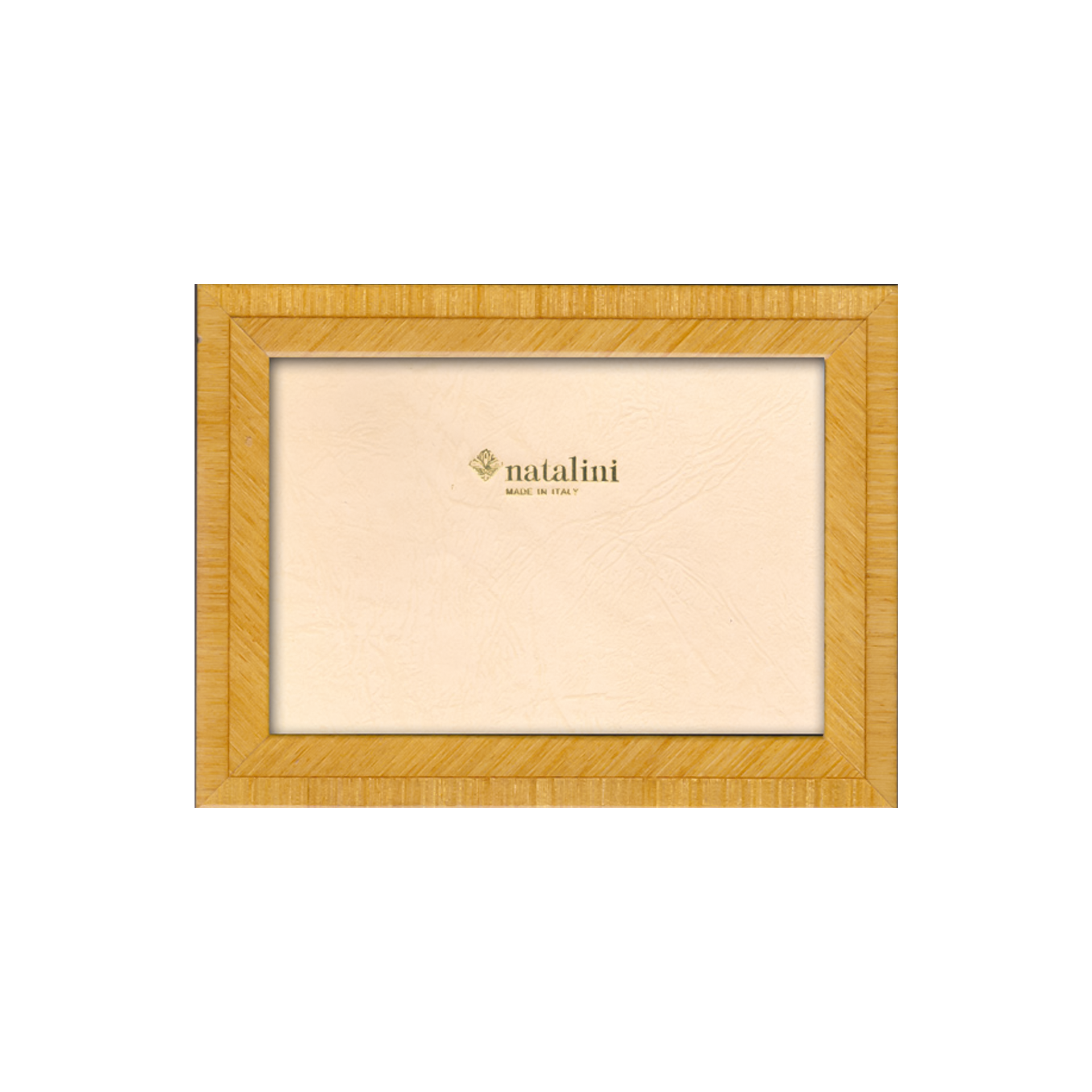 Natalini , BIANTE, Picture Frame Giallo 13x18 cm, fotoeckrahmen, holzrahmen, natalini, made in italy, rahmenklein
