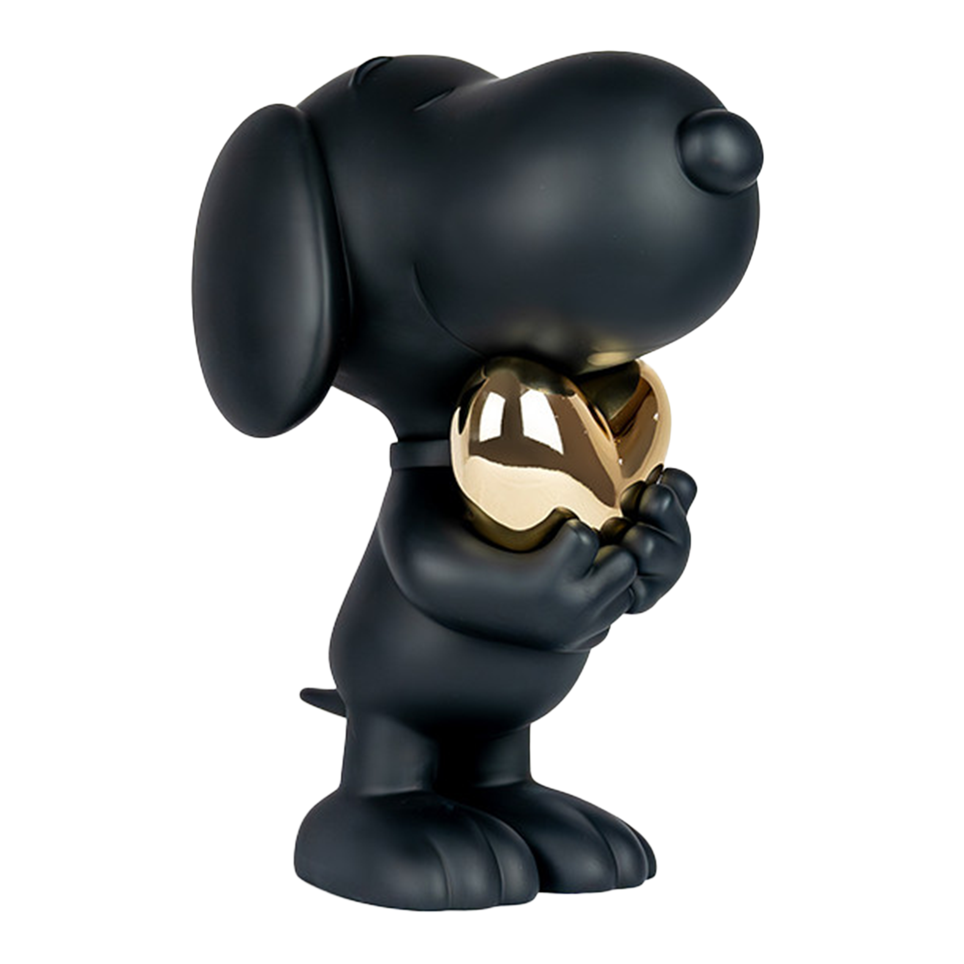 Snoopy Heart black and gold 27 cm, figurine, hund, schwarz, gold, snoopy?