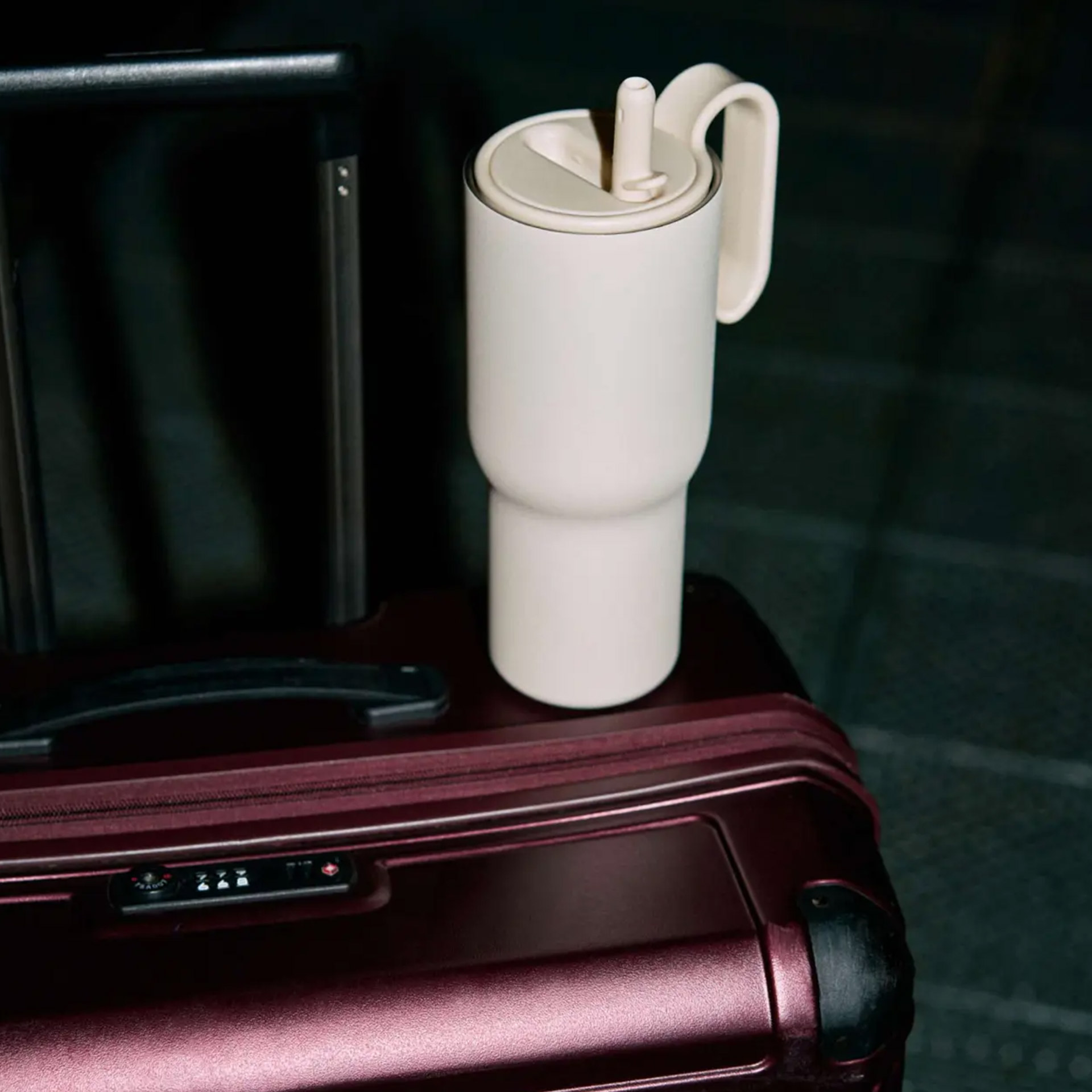 Sip'n'Go Tumbler Coconut 0,90 l, Kaffee-/Thermosflasche, Trinkflasche, Kissenbecher, Travel-Becher, Effekt: weiß