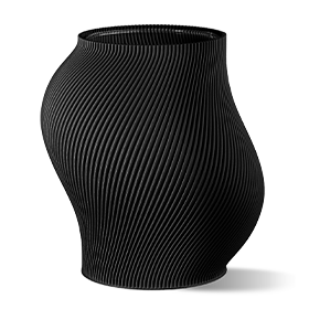 Sheyn Boyk Blend Vase Charcoal