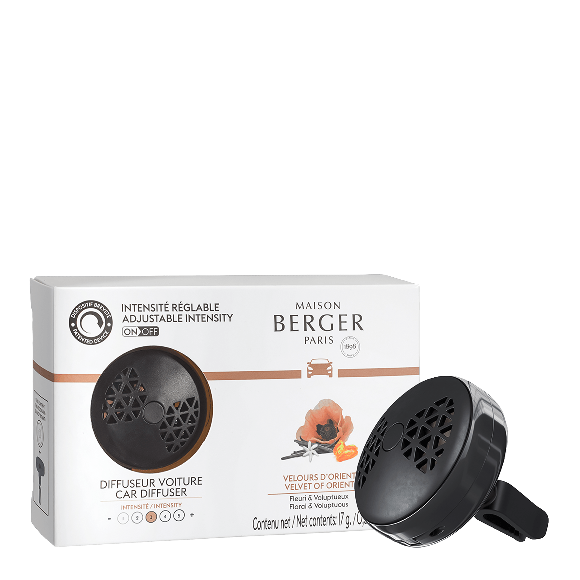 Maison Berger Autodiffusor Set Samt aus Orient