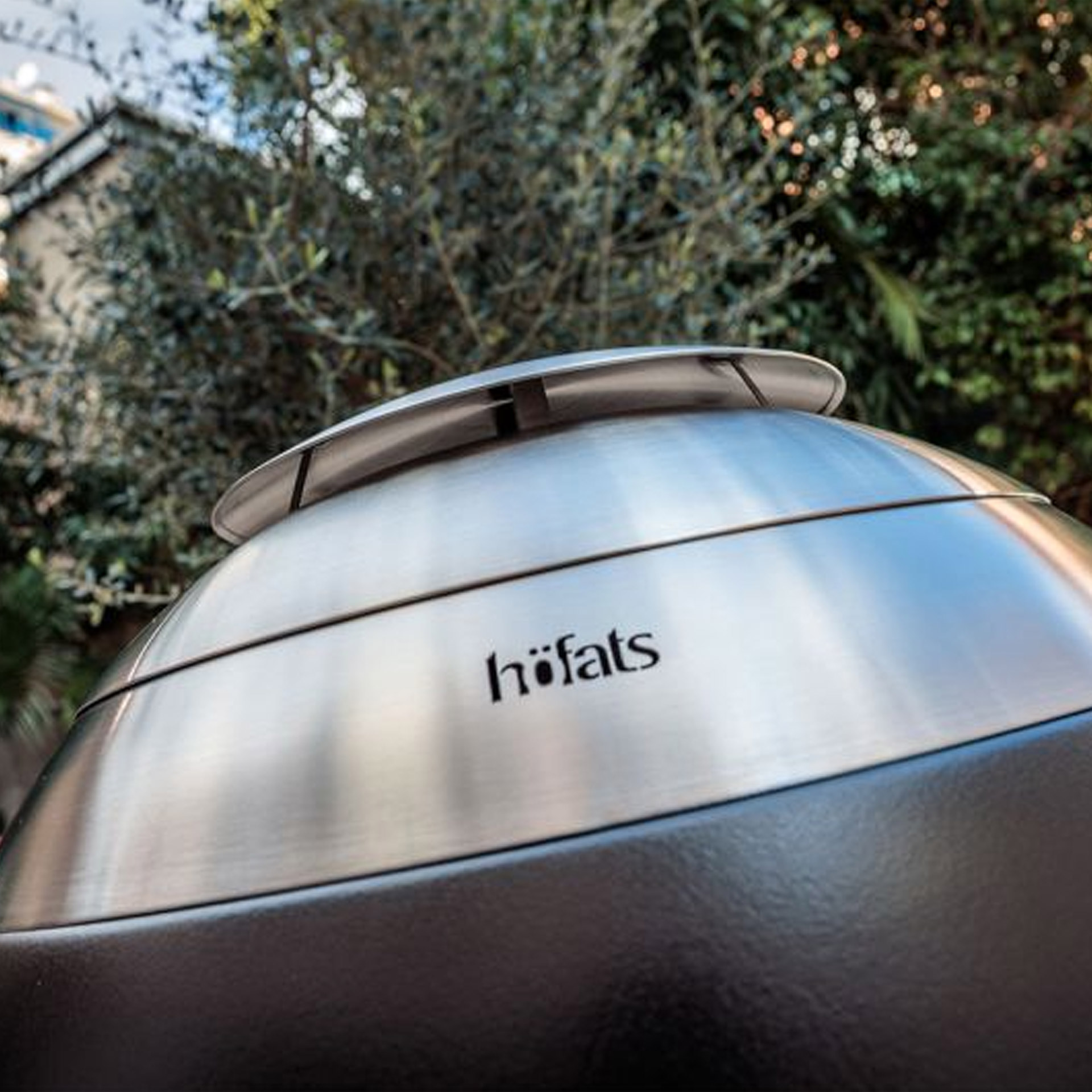 höfats Moon Deckel 55, Grillkugel, Kugelgrill, Edelstahl, Klapperdeckel, Höfats