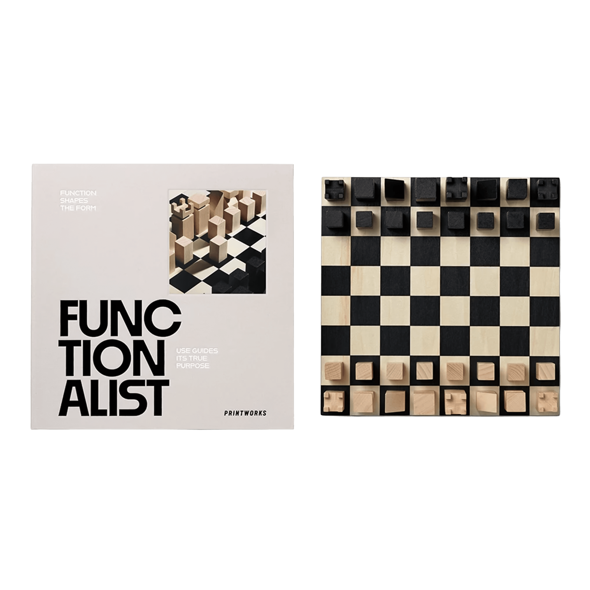 Printworks Wood Chess The Functionist