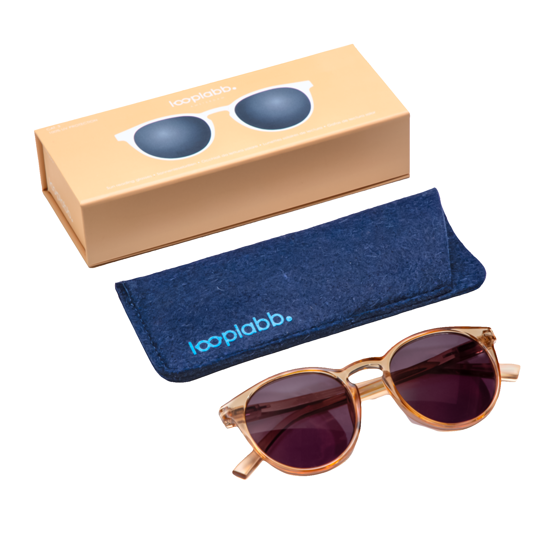 Looplabb Sonnenbrille PAPILLON SUN Crystal Champagne