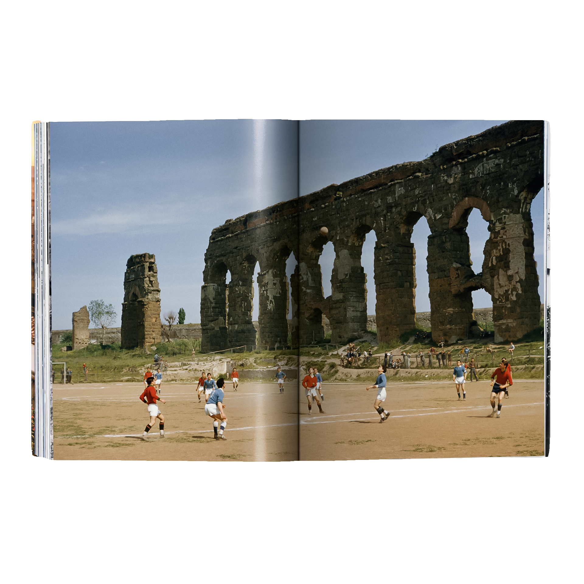 Coffee Table Book Rome, Kolosse, Römische Ruinen, Sportplatz, Steinbogen, Spieler