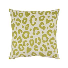pad LEO Kissenbezug Olive 50x50 cm – Leo-Muster