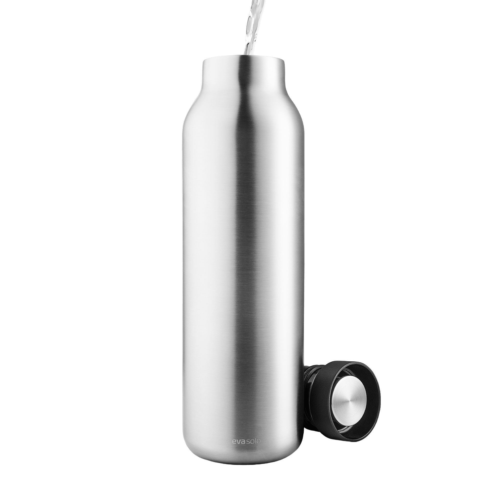 Urban Thermosflasche Stainless Steel 0.70 l, stahlflasche, Trinkflasche, Schraubkappe, gebürsteter Stahl, isolierte Flasche