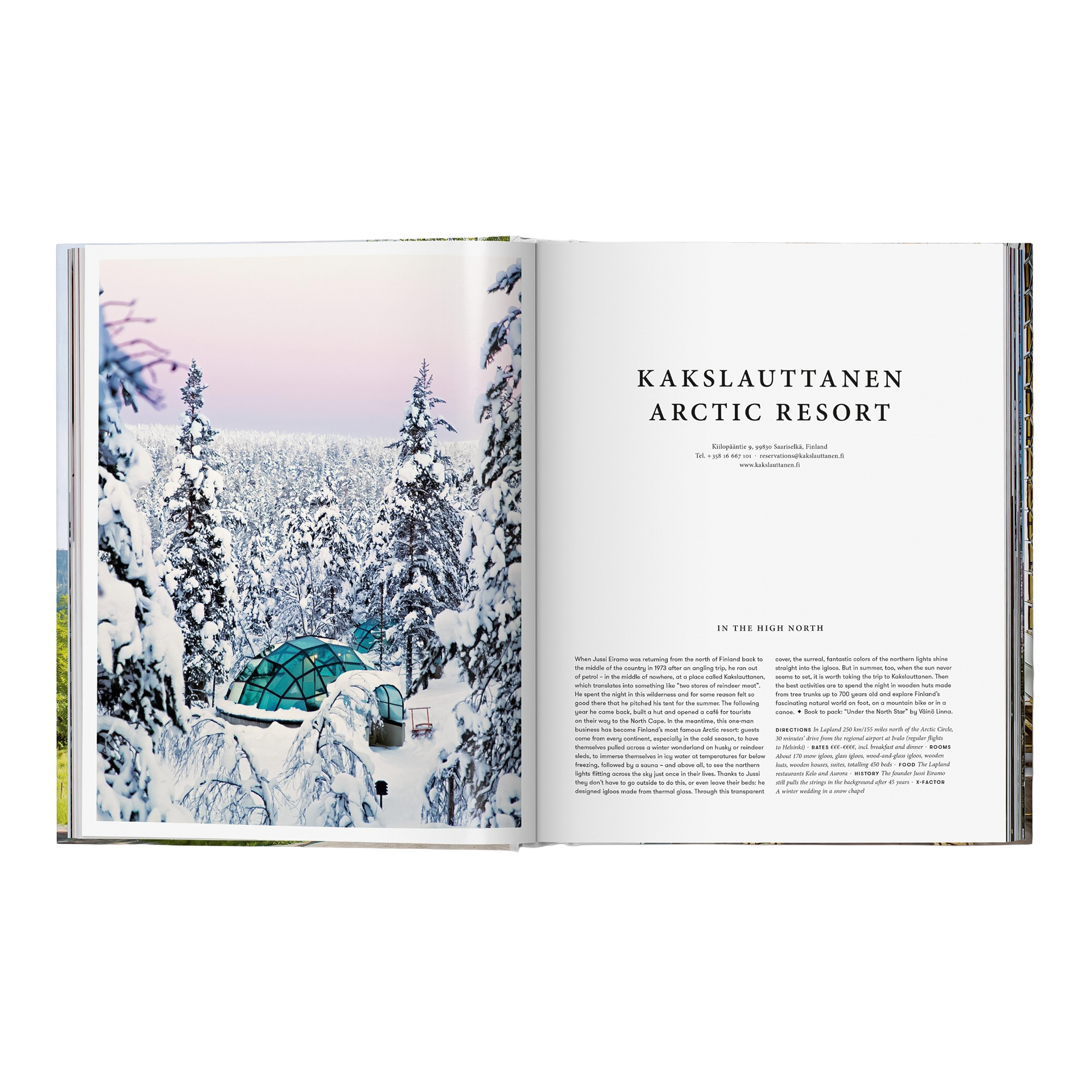 Coffee Table Book Great Escapes Europe, Schnee Landschaft, Impact?
