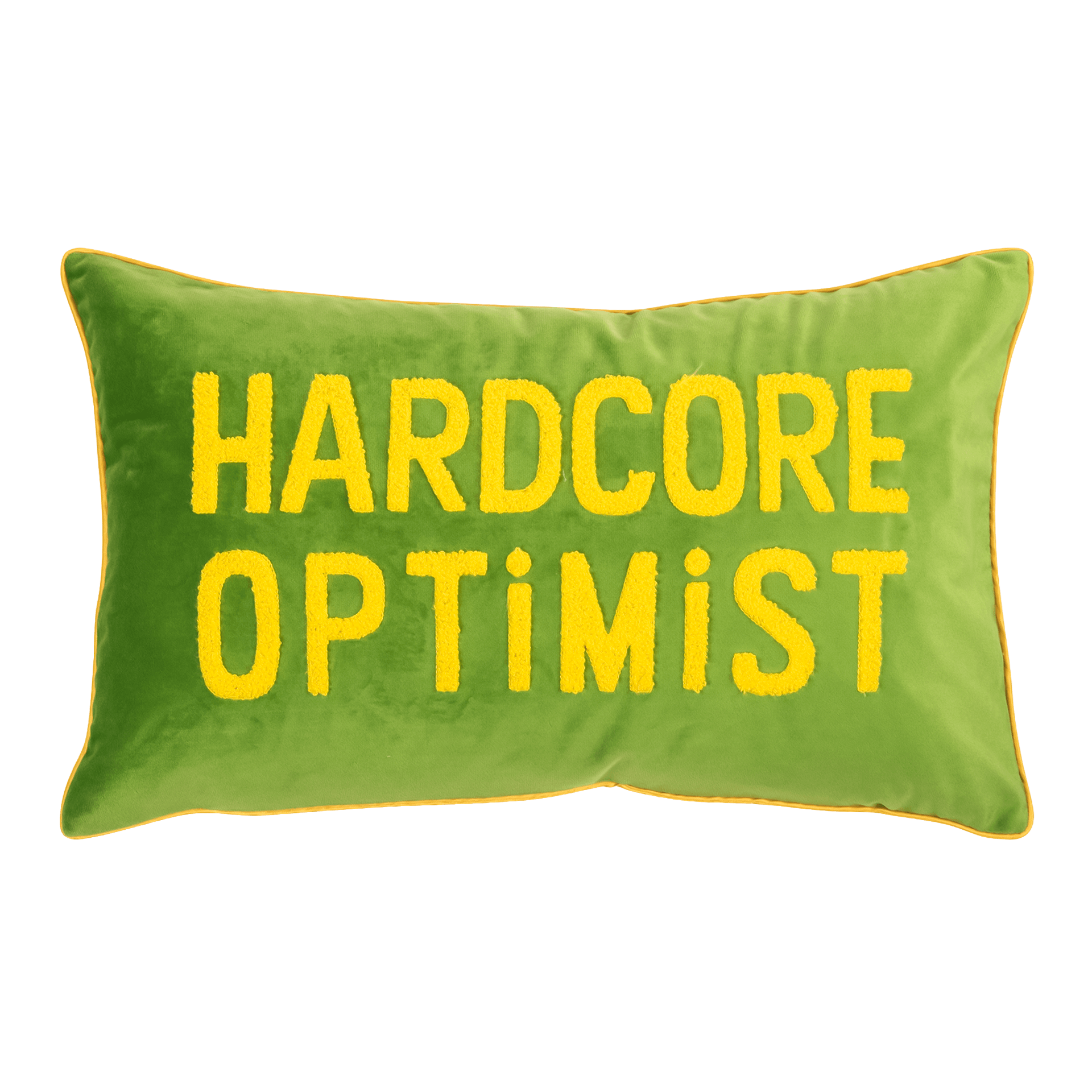pad LETTERS Kissenbezug HARDCORE OPTiMiST