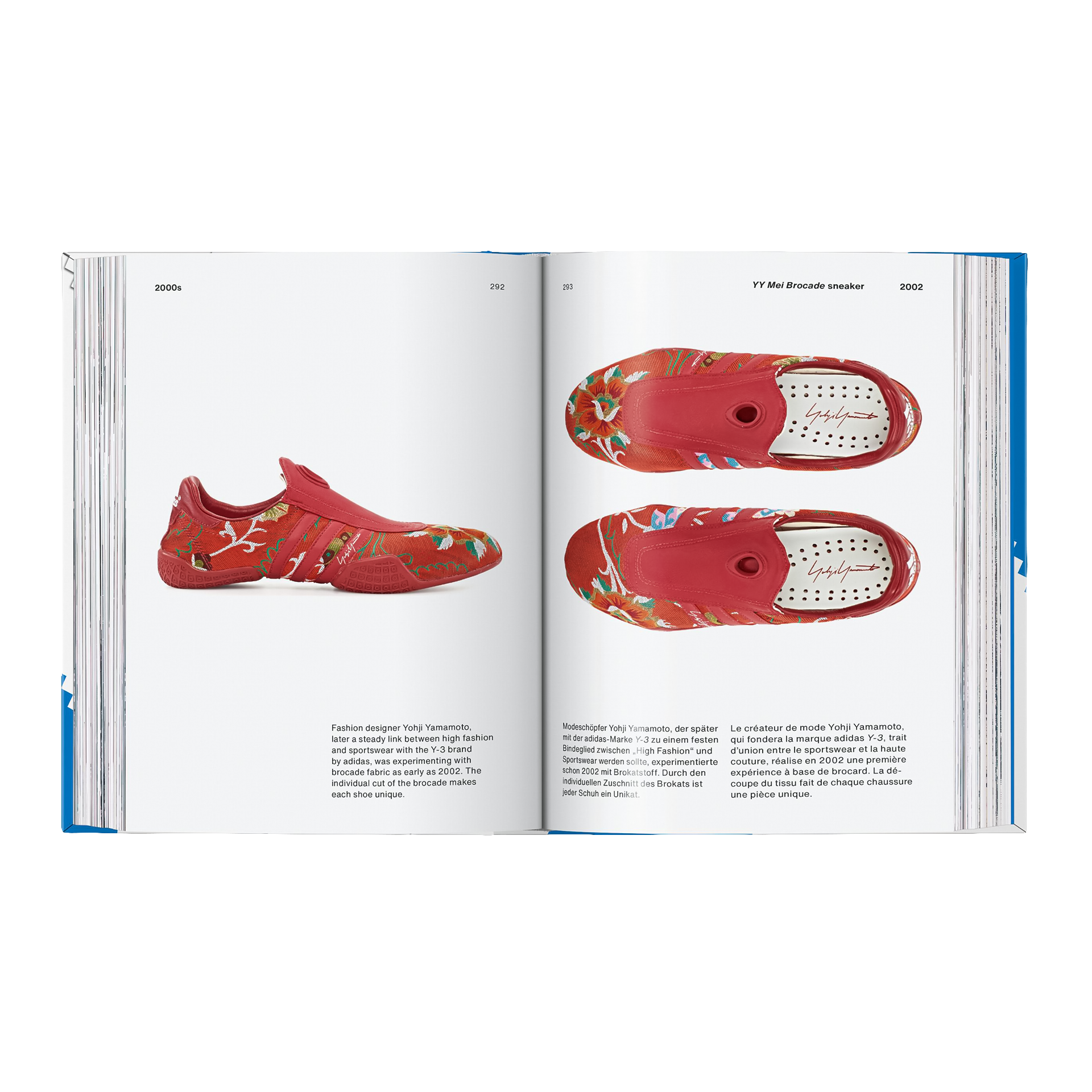 Coffee Table Book The Adidas Archive. The Footware Collection, slipper, Sneaker, rot, blumenmuster, Schuh