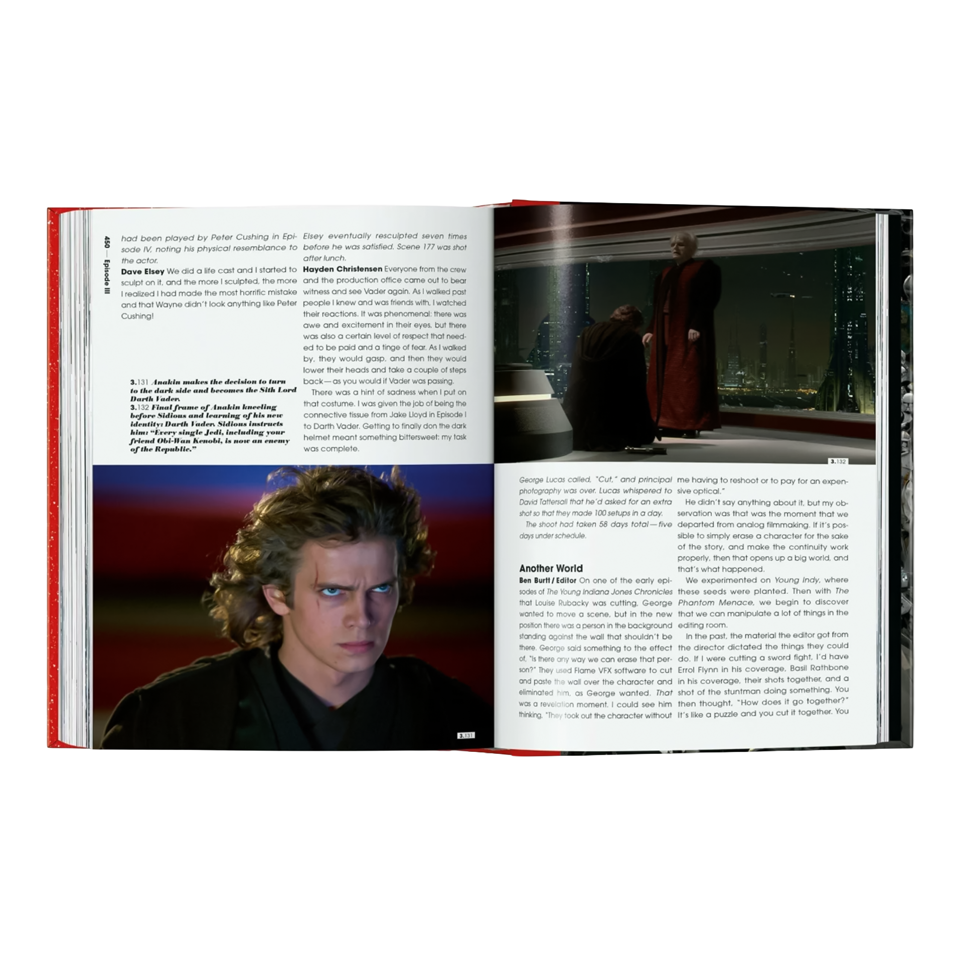 Coffee Table Book The Star Wars Archiv. 1999–2005, Magazin-Layout, Comic-Book, Presse-Dossier, Foto-Collage, Textblöcke
