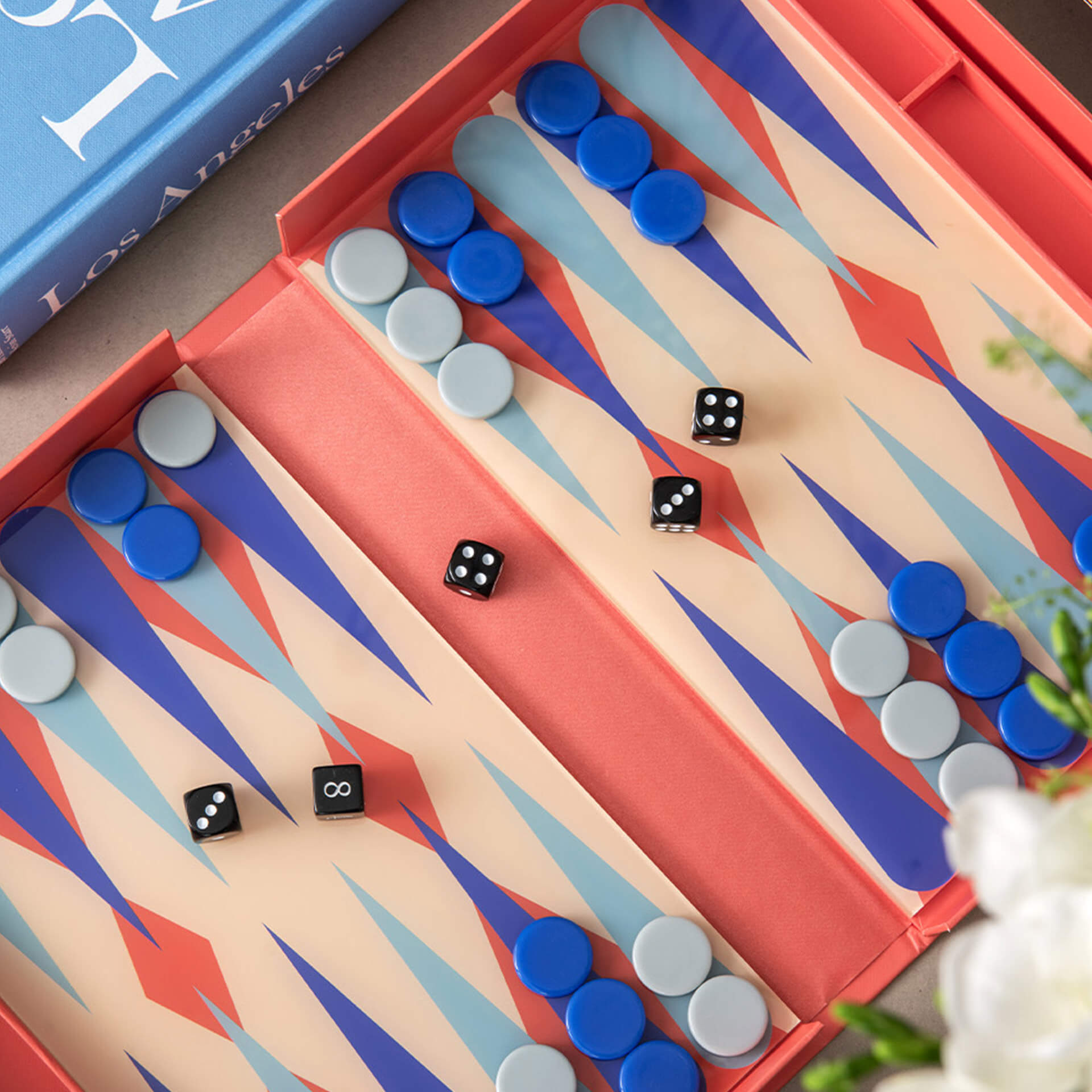 PRINTWORKS Classic Backgammon Rot