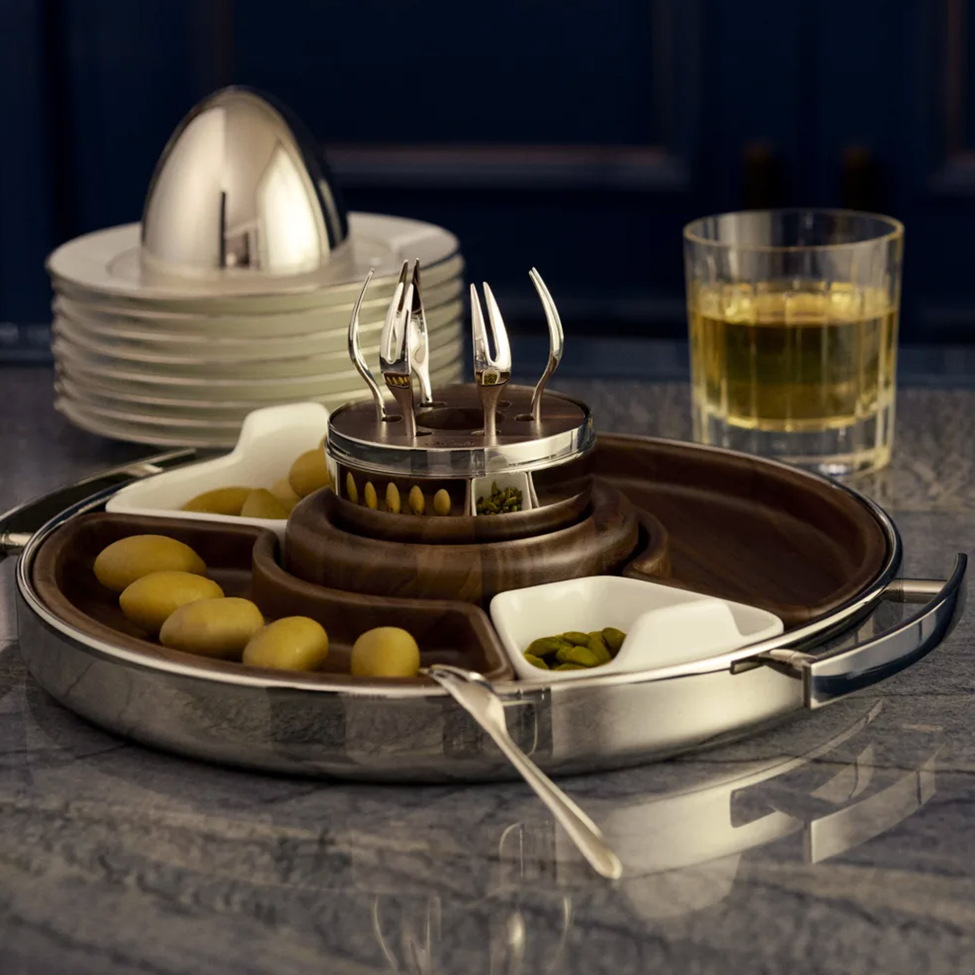 Christofle Cocktailgabelset MOOD Yummy versilbert