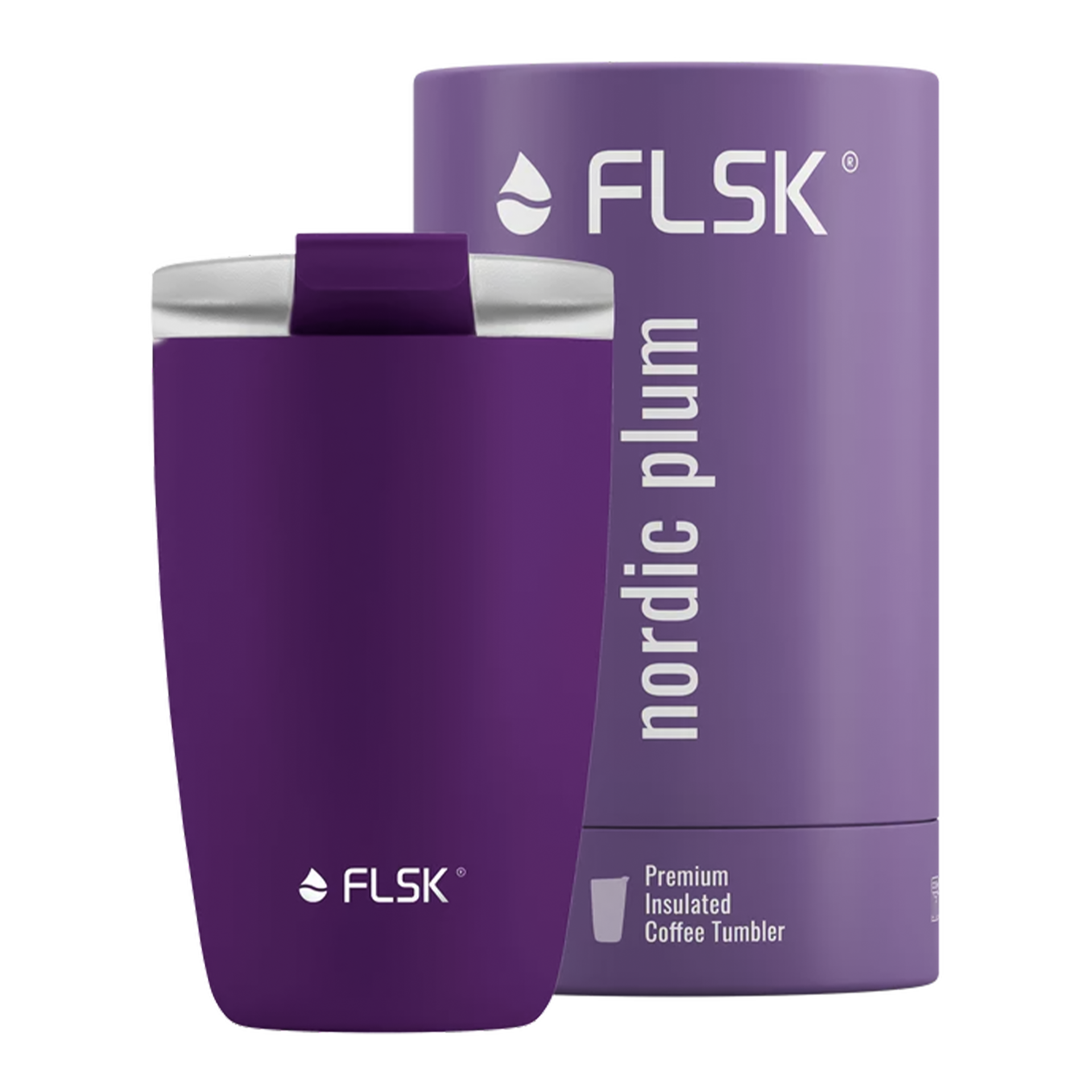 FLSK Coffee To Go Becher Nordic Plum 0,35 l