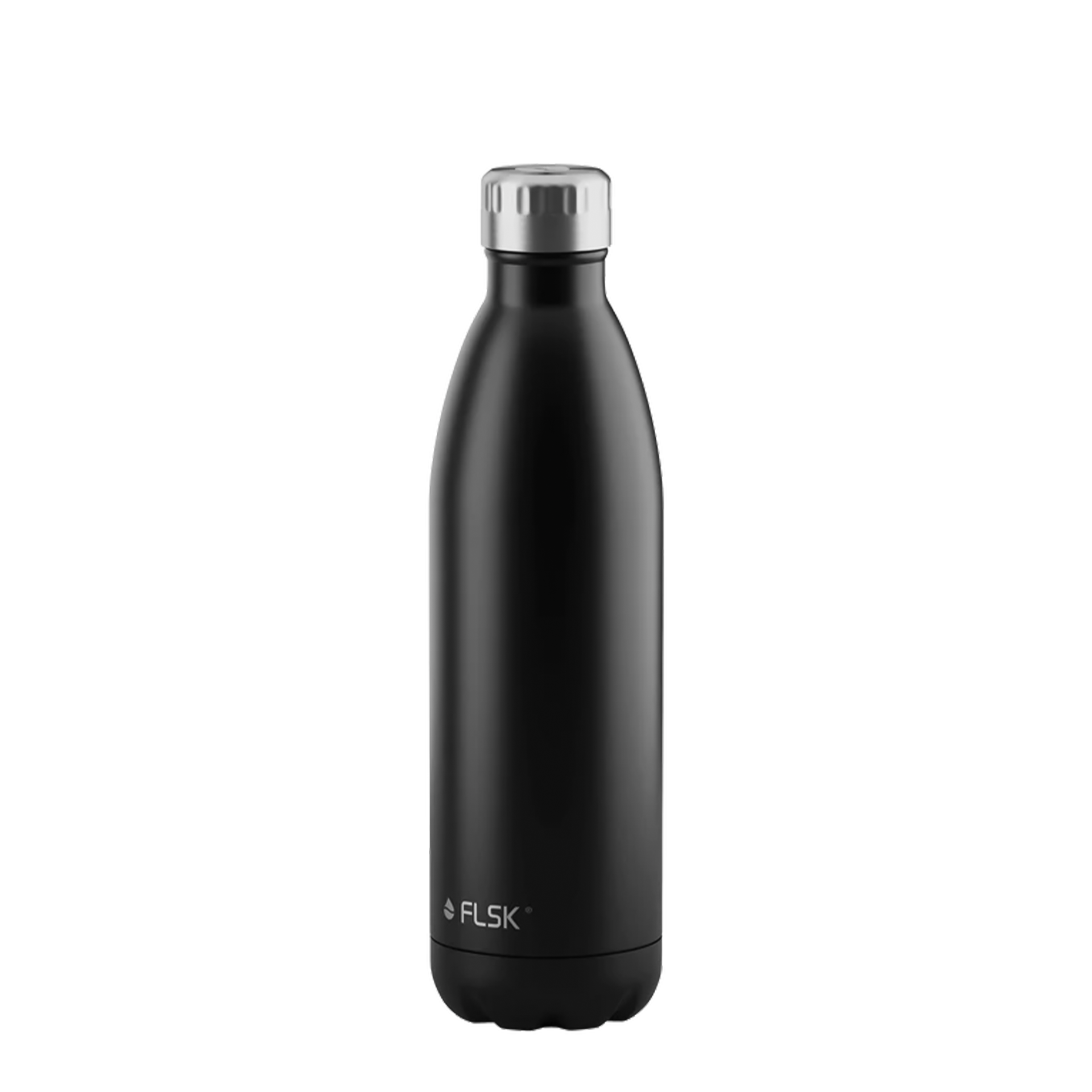 FLSK Trinkflasche Schwarz 0,75 l