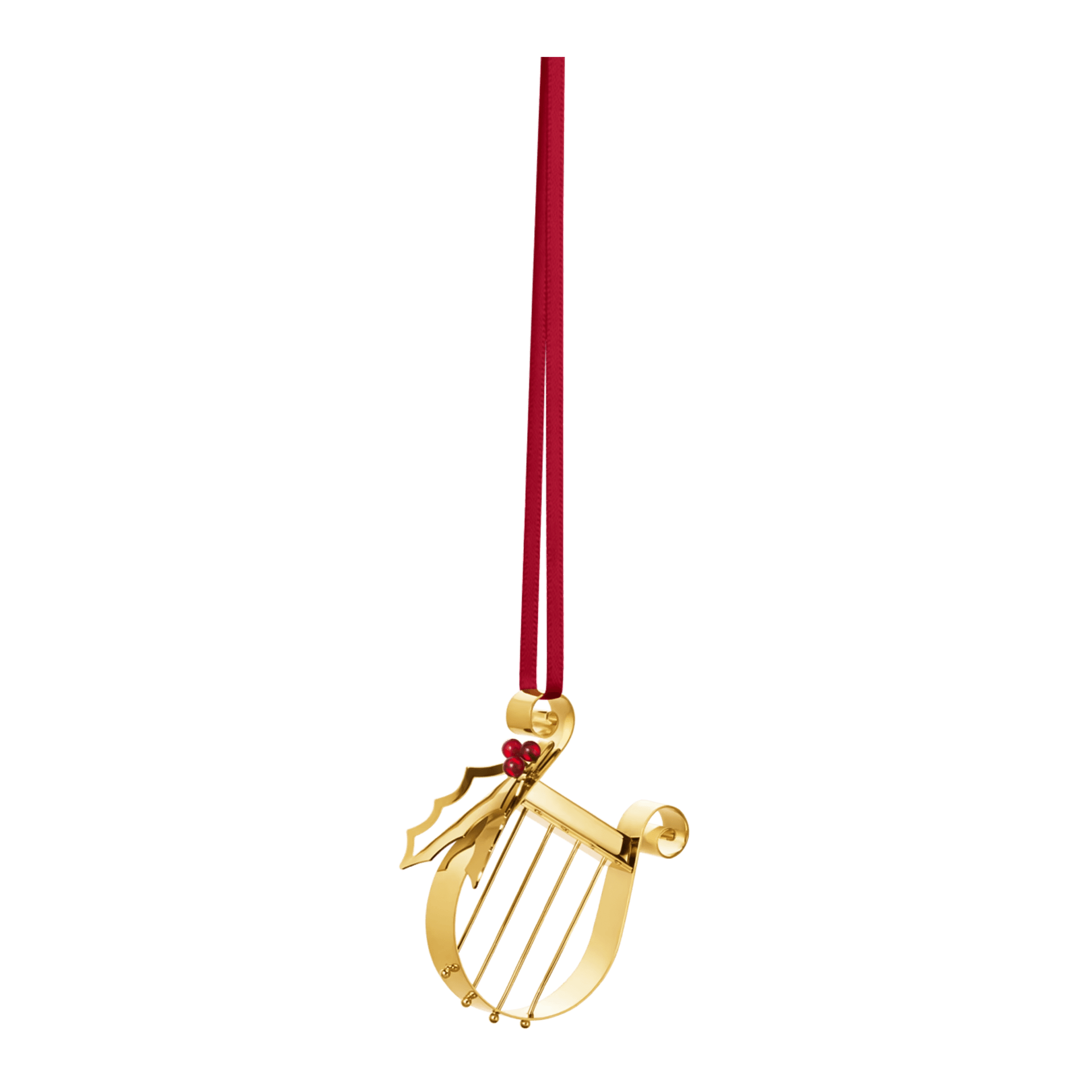 Georg Jensen Weihnachtsschmuck 2026 Harfe Gold