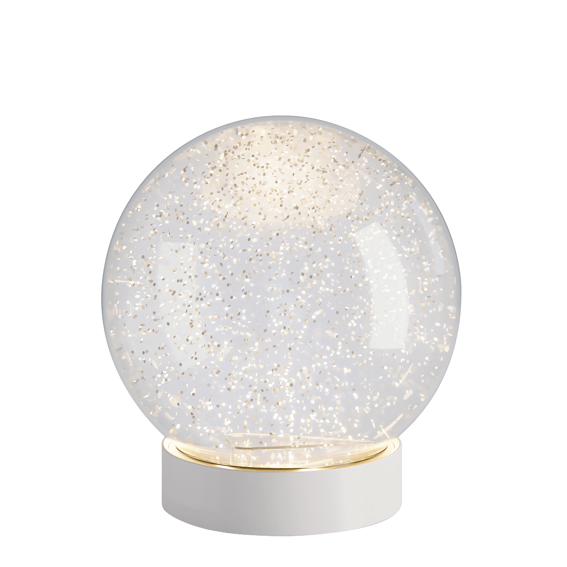 Sompex LED Dekolampe GLAMOR BAUBLE weiß 15 cm