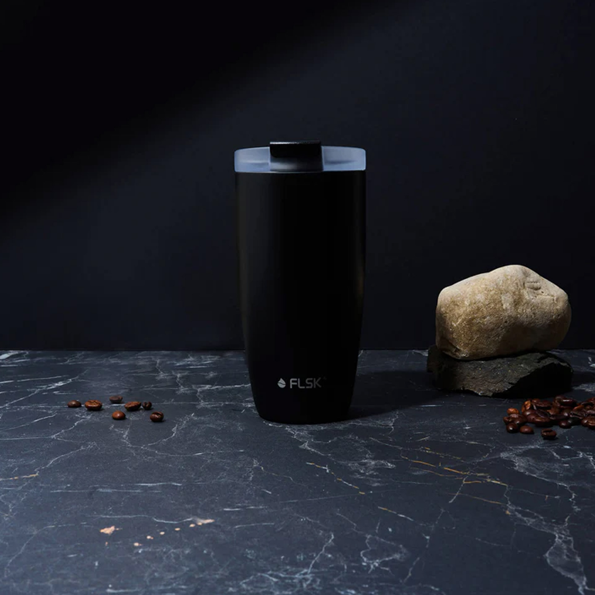 FLSK Coffee To Go Becher Schwarz 0,50 l