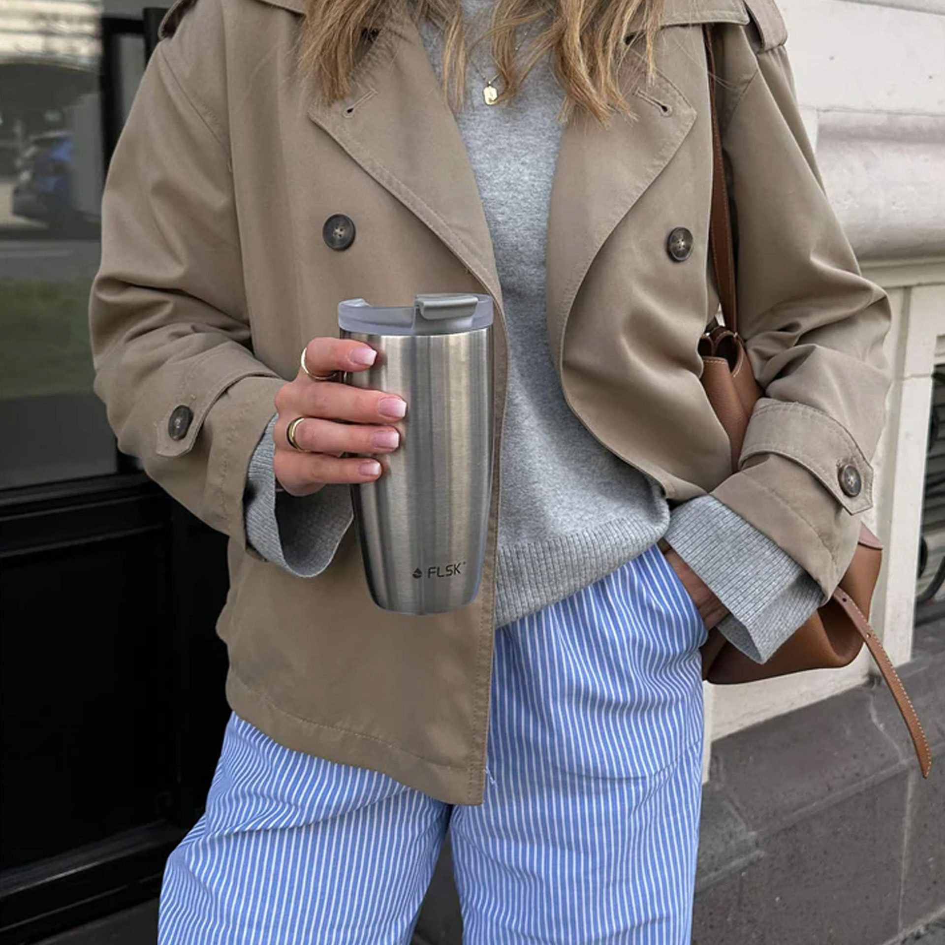 FLSK Coffee To Go Becher Edelstahl 0,50 l