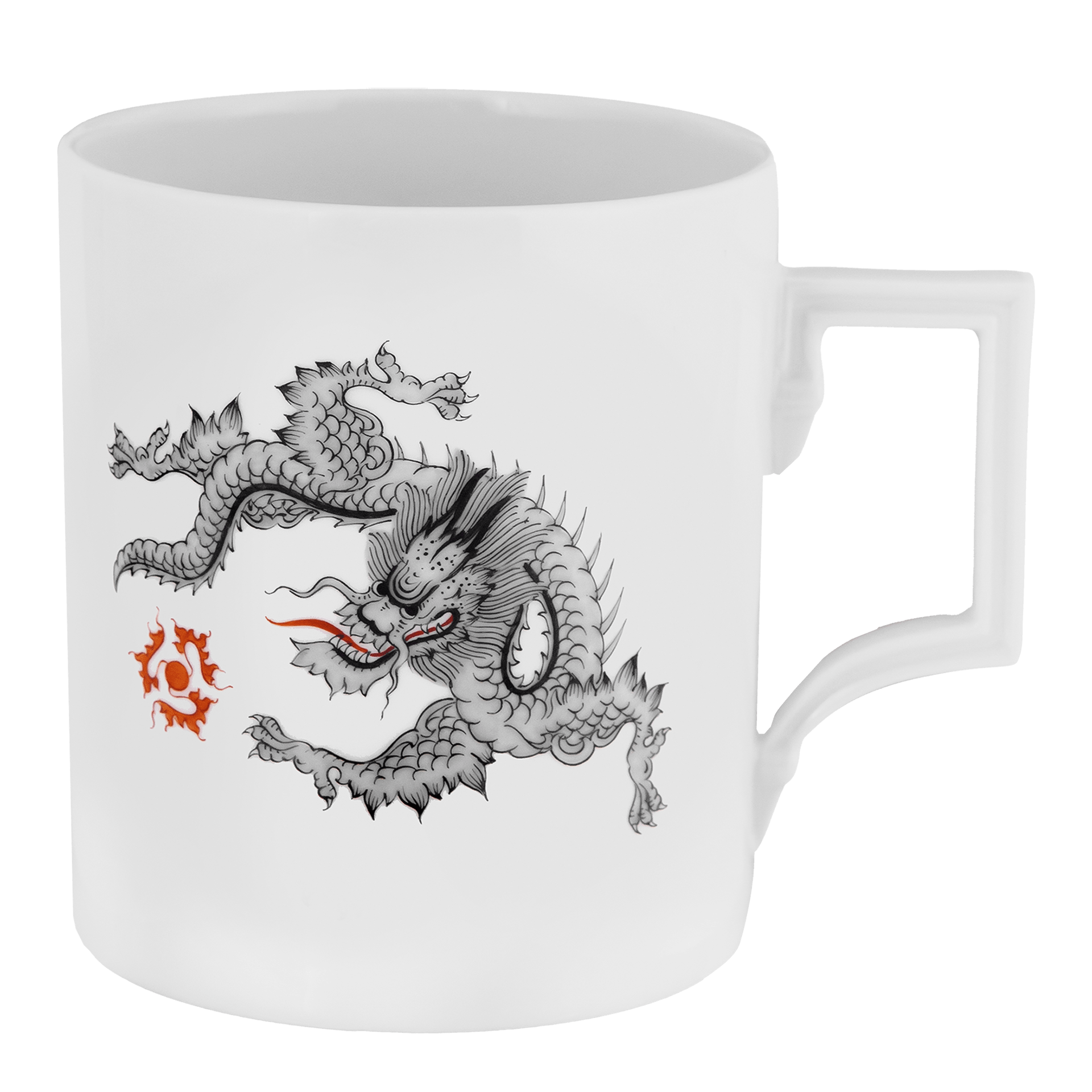 Meissen Henkelbecher Ming-Drache
