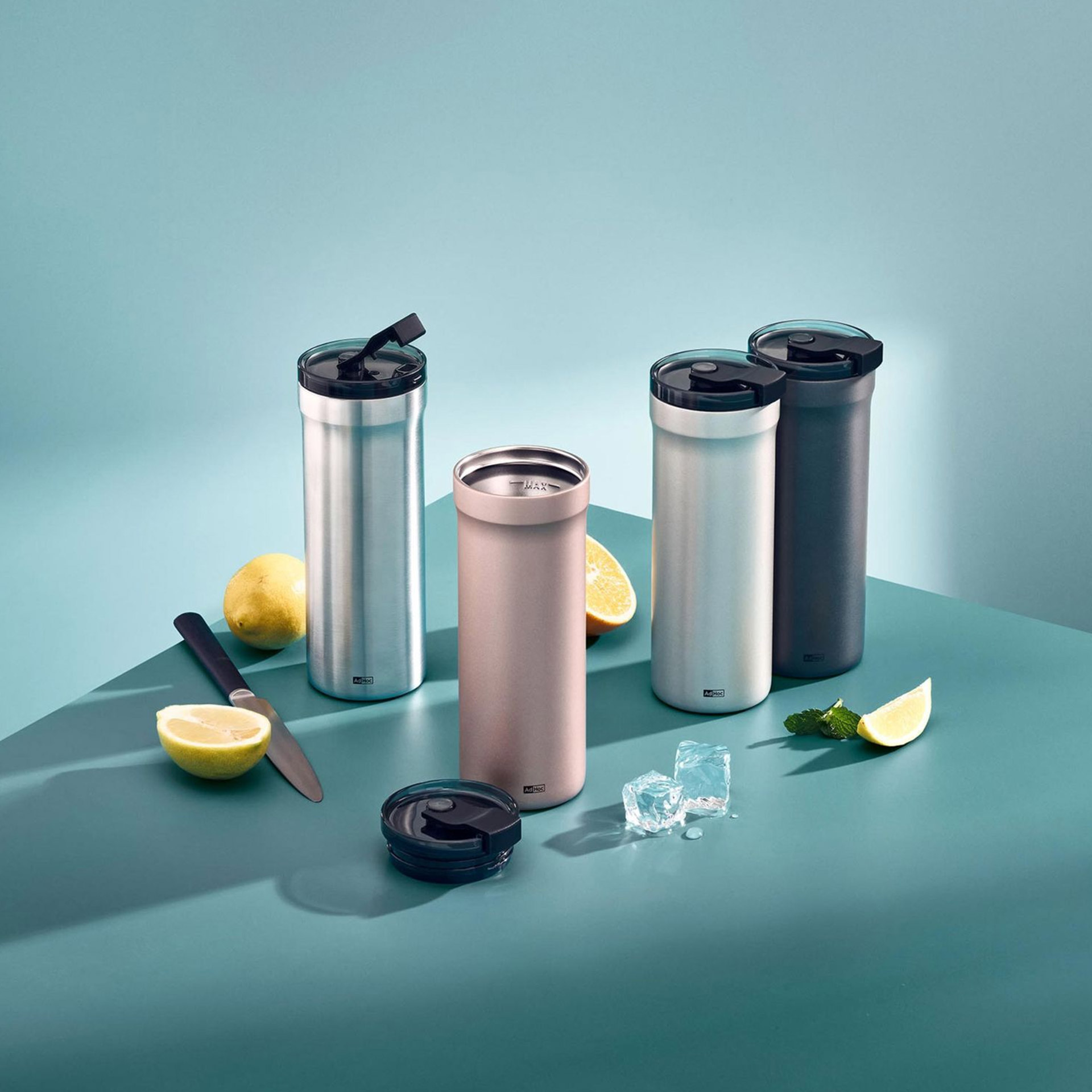 To-Go Mug Dark Copper, Thermosflasche, Stahl, Trinkflasche, Vakuumisolierung, Becherhalterung