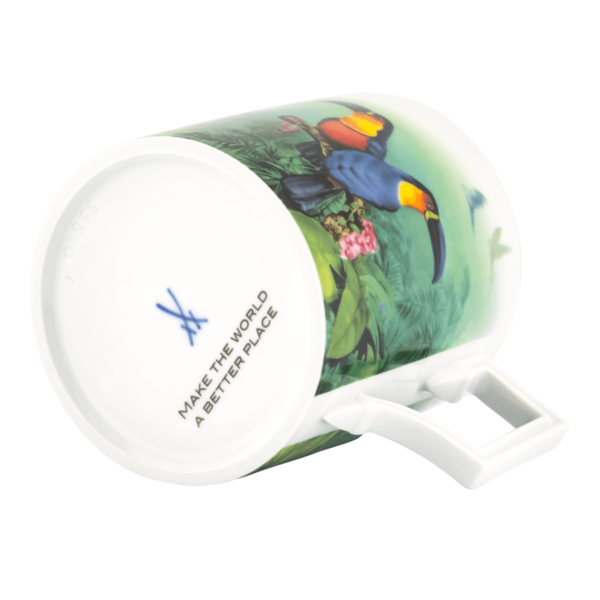 Meissen Amazonas Collection Henkelbecher Tucan