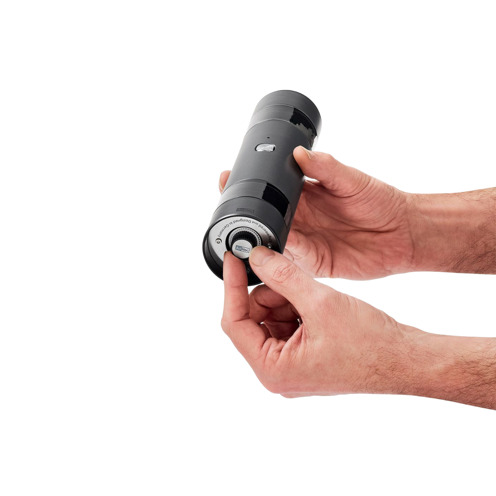 Electric Salt- &Pepper- Doublemill Stainless Steel, Teleskop, Mini-Tot, Objektiv, Kompakt, Griff