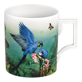Meissen Amazonas Mug Hyacinth Macaw