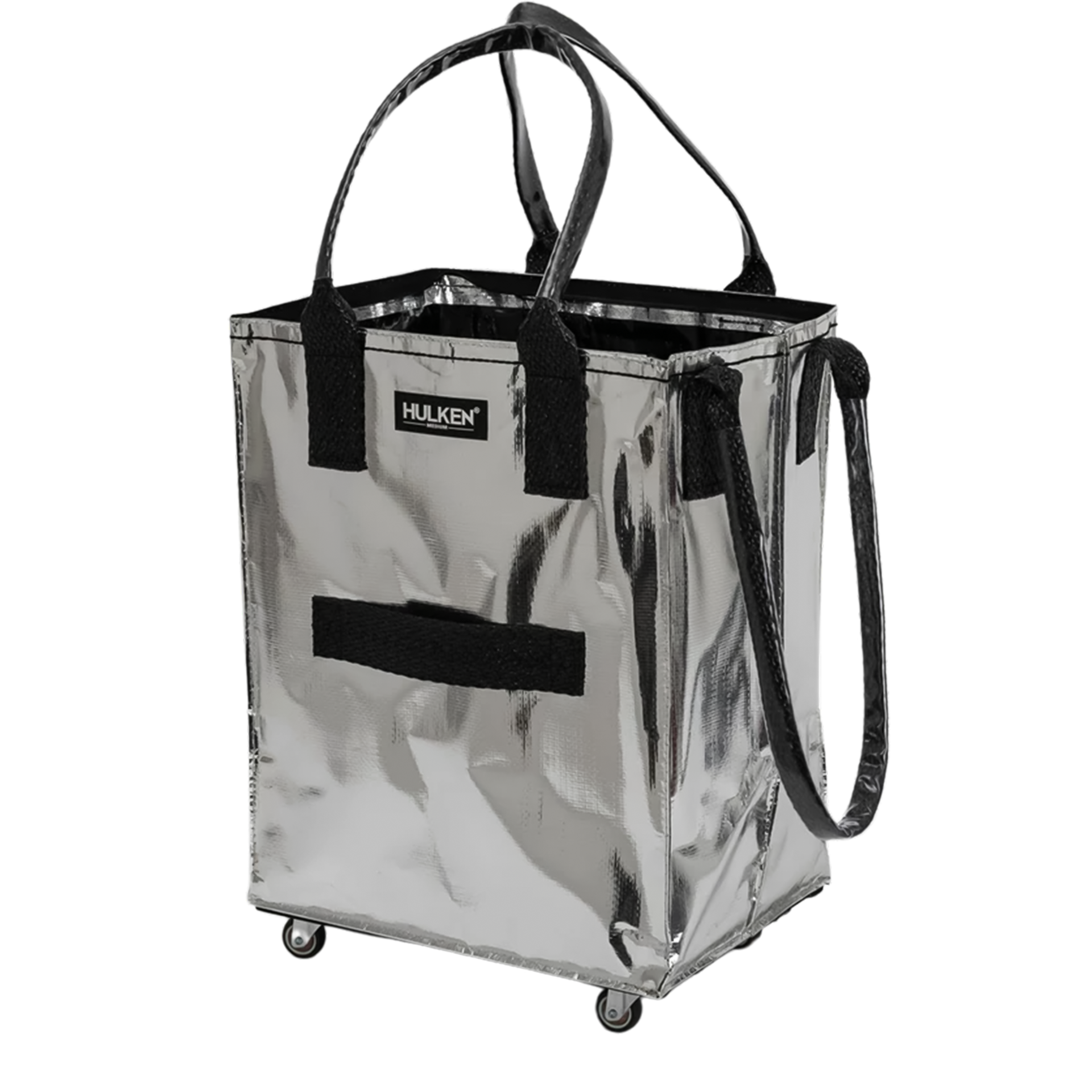 Hulken Original Rolling Tote Bag Everyday Hauls Medium Silber