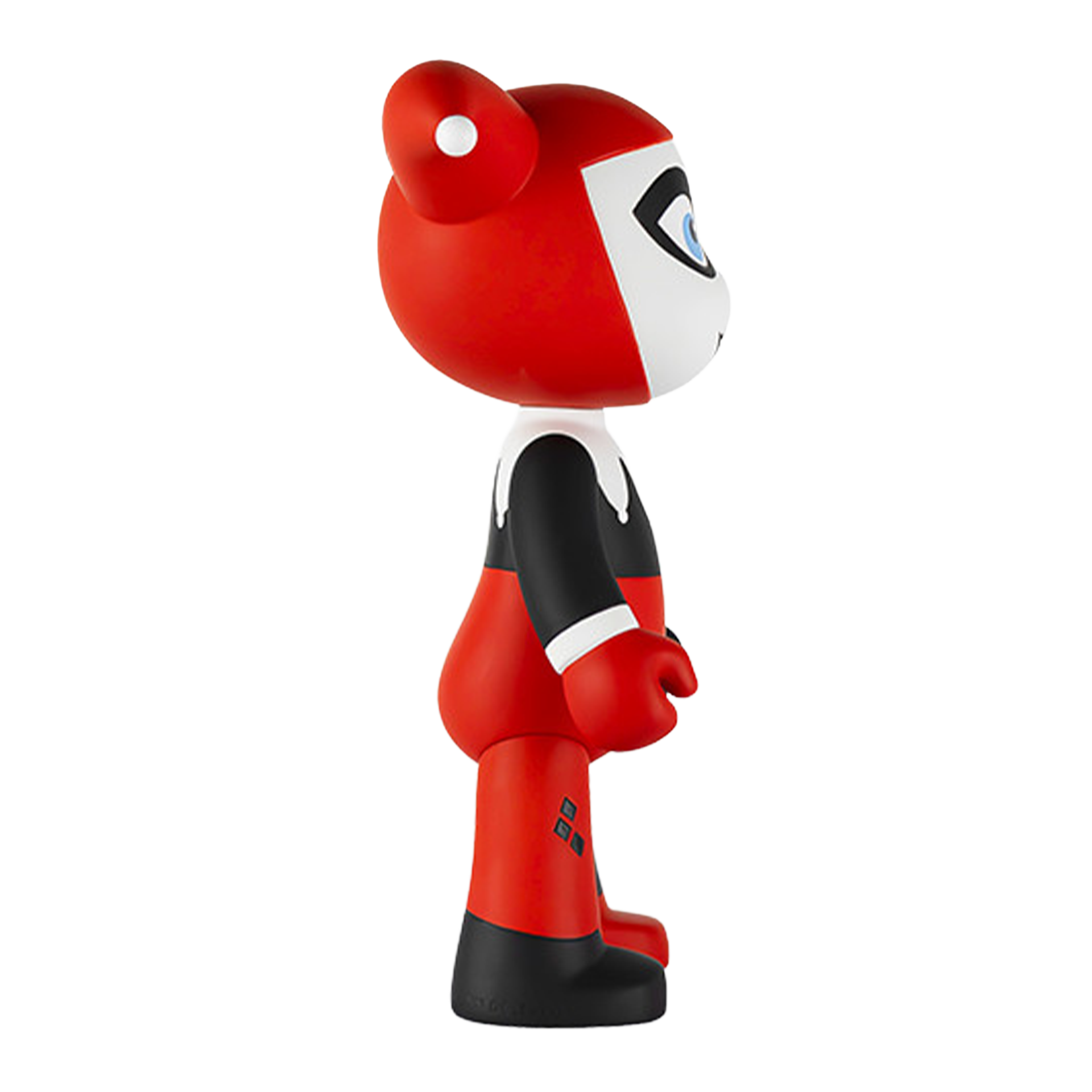 Harley Quinn 25 cm, Aktionsfigur, rotes Figur, Roboter, sportliche Kleidung, schwarz-rot-weiß