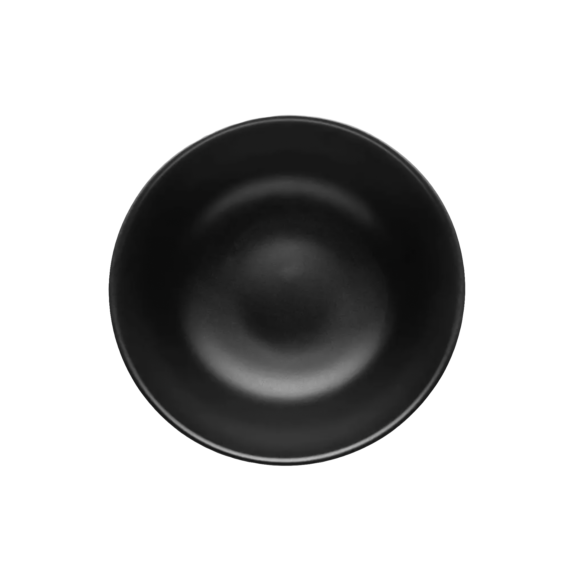 Bowl Black 0.50 l Set of 4, Schale, Tellerschale, schwarz, Keramik, rund