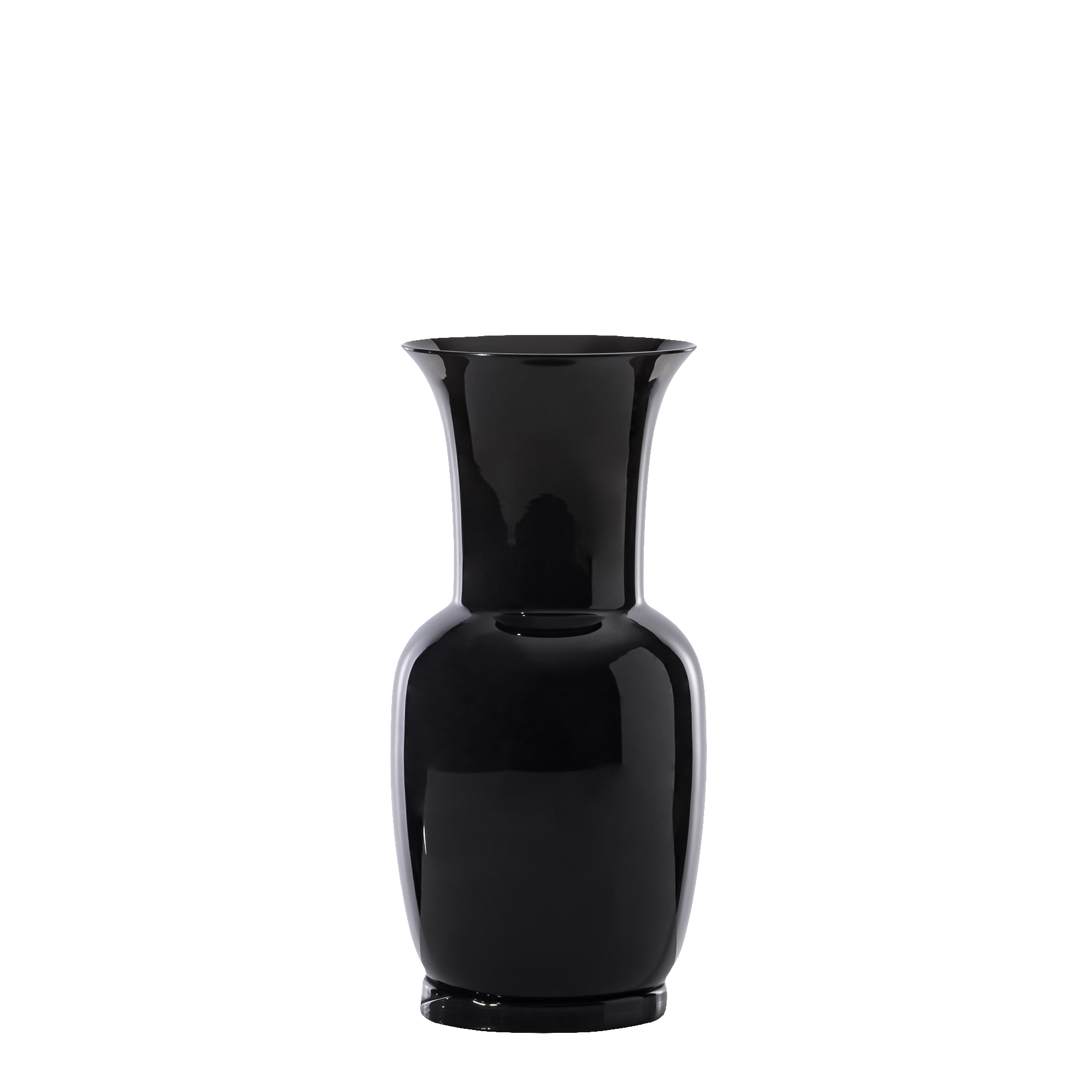Vase Black 30 cm, Vase, Schwarz, Glasvase, Kunstglas, Deko-Objekt