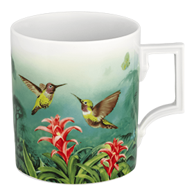 Meissen Amazonas Mug Hummingbirds
