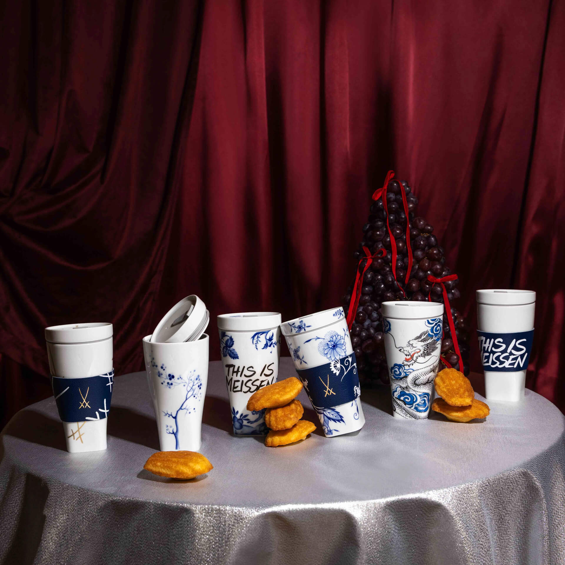 Meissen To-Go Becher Zwiebelmuster