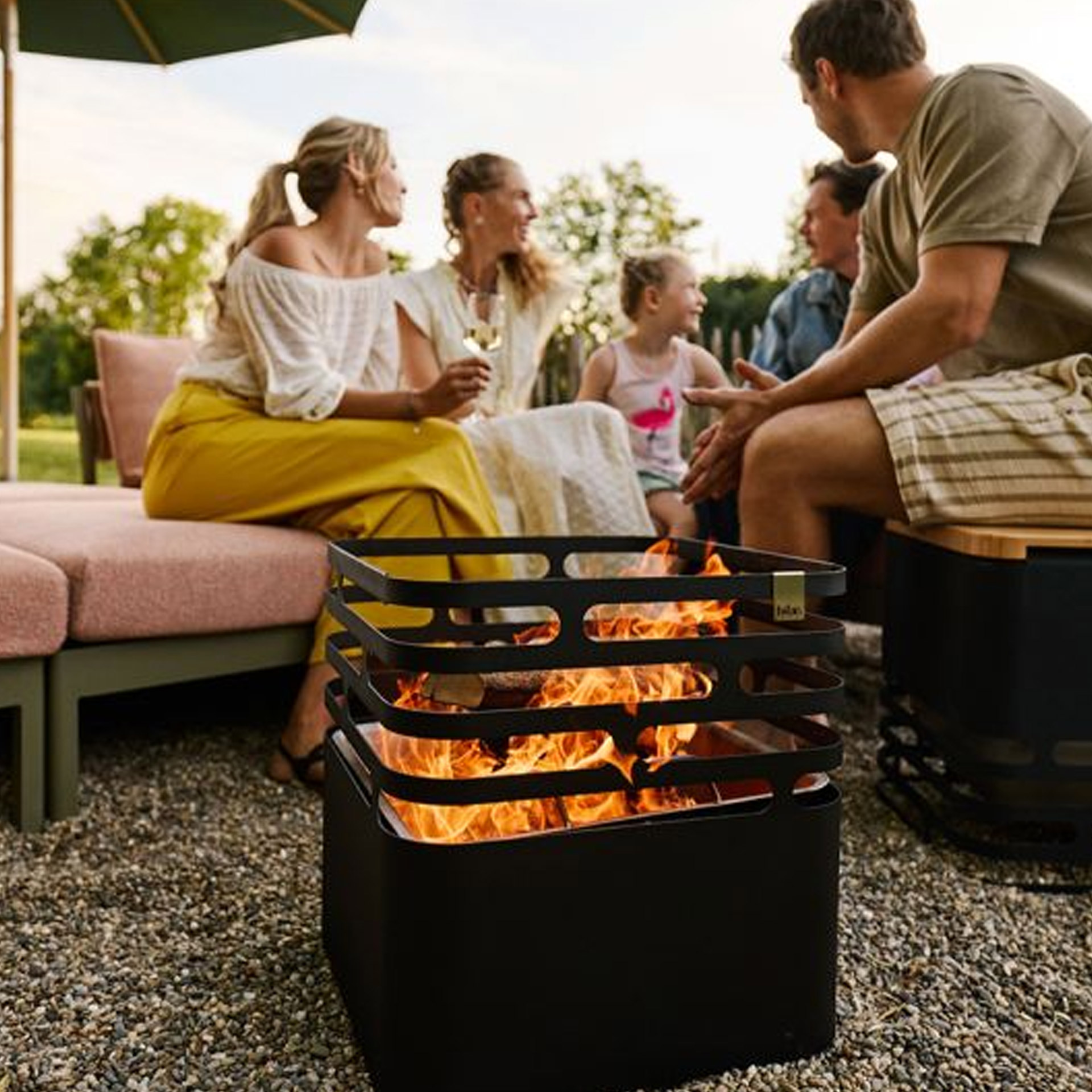 Fire basket black, feuerstelle, feuerofen, gartenfeuer, outdoor, lounge-pfanne