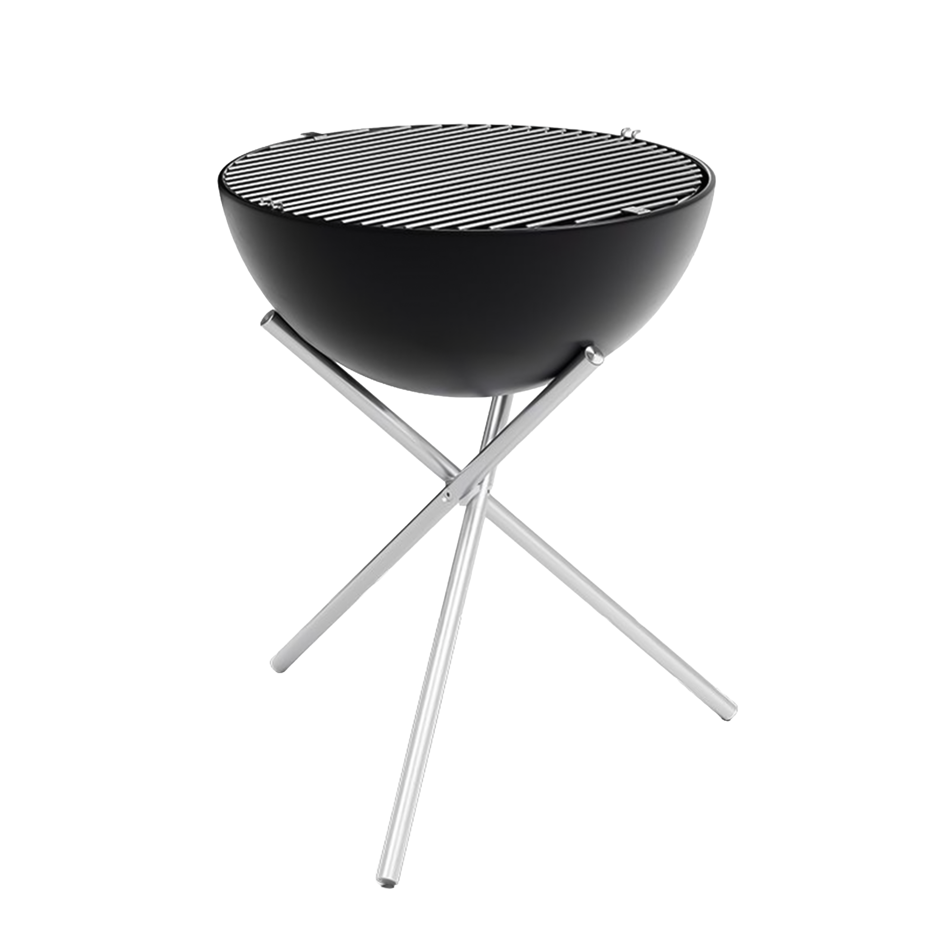 Grill grid 57, Grill, Schwarz, Grillrost, Metallständer, Kugelgrill