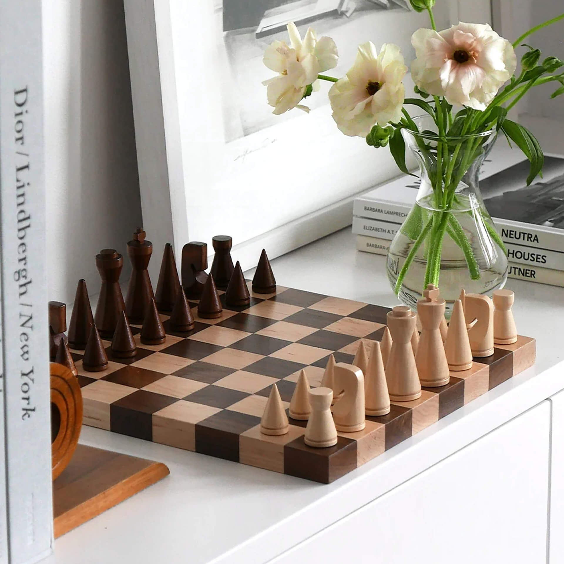 Printworks Wood Chess The Minimalist