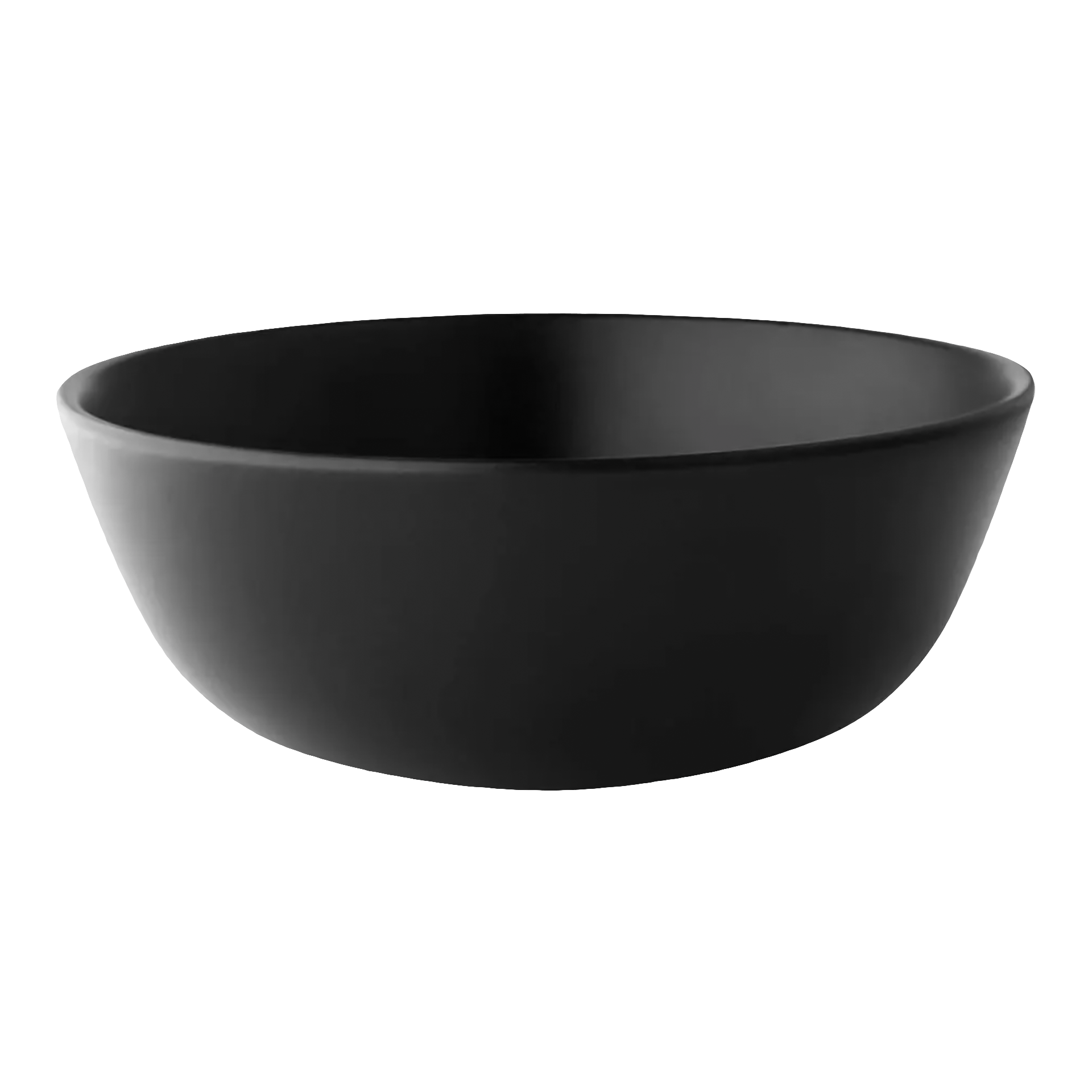 Bowl Black 0.50 l Set of 4, Schüssel, Schale, Schwarz, Küchenutensil, Porzellan