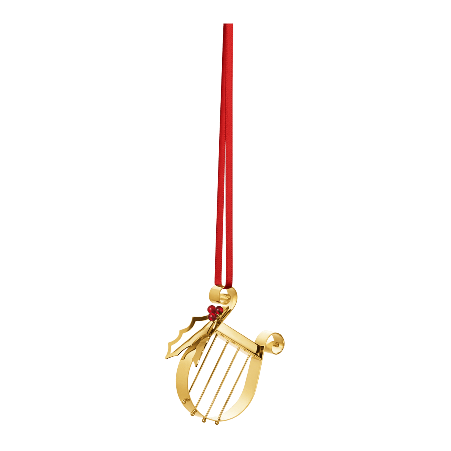 Georg Jensen Weihnachtsschmuck 2026 Harfe Gold