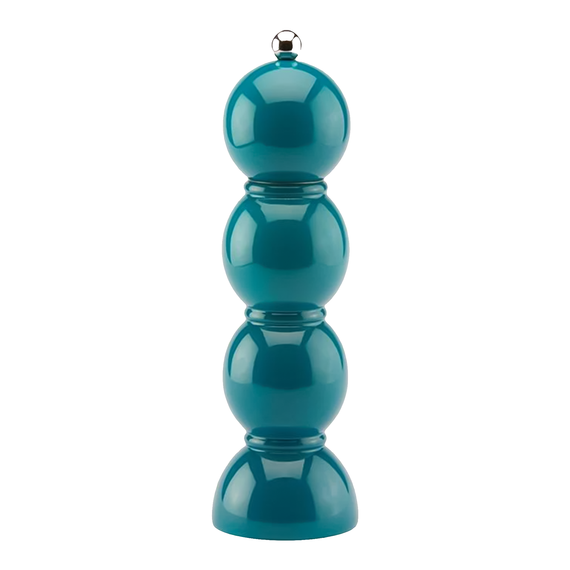 Salt- Pepper Mill teal 24 cm, Deko-Objekt, Türkis, Objekt, Skulptur, Kugelform