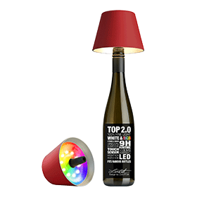 Sompex Top Lampe Rot