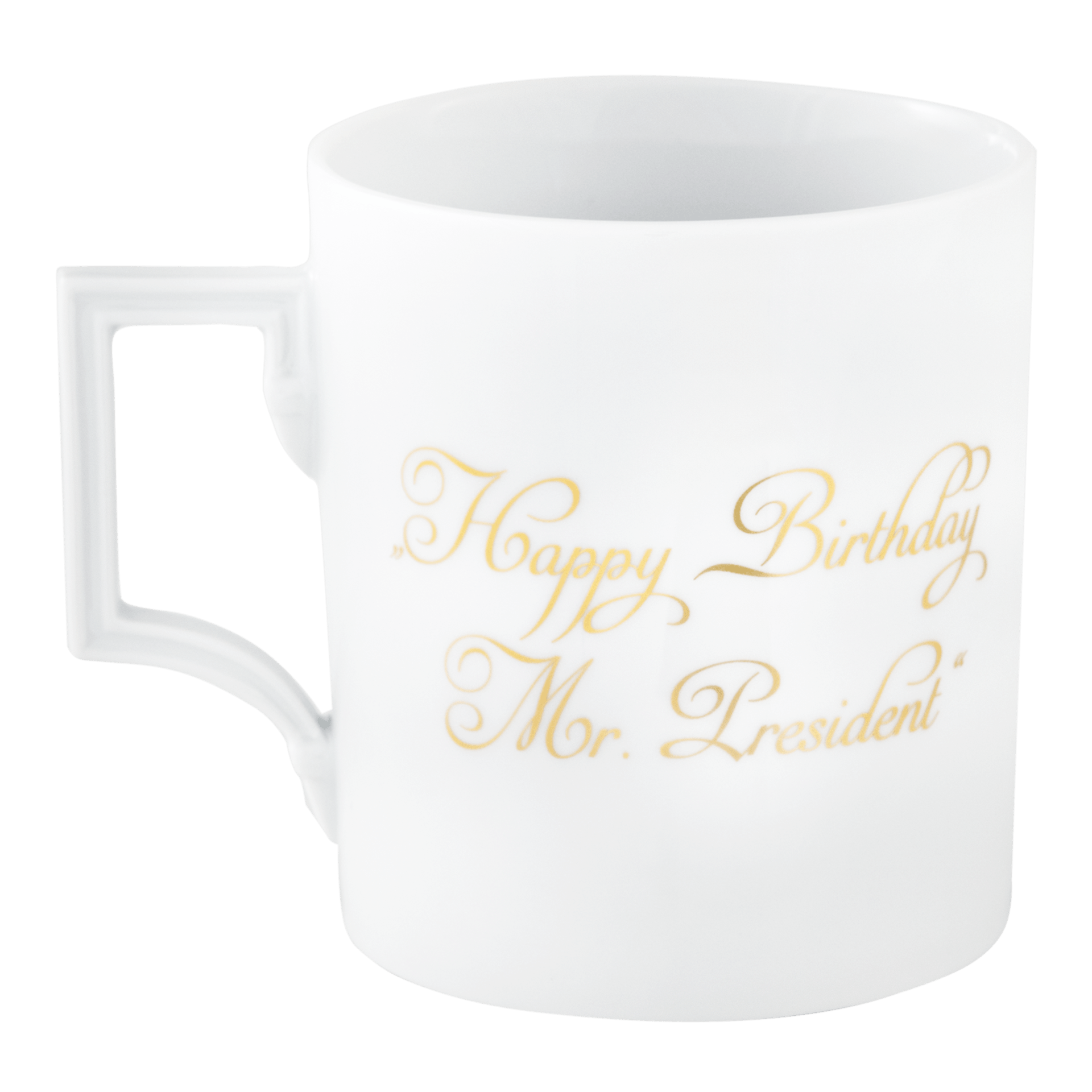 Meissen Micheal Moebius Henkelbecherset Gold