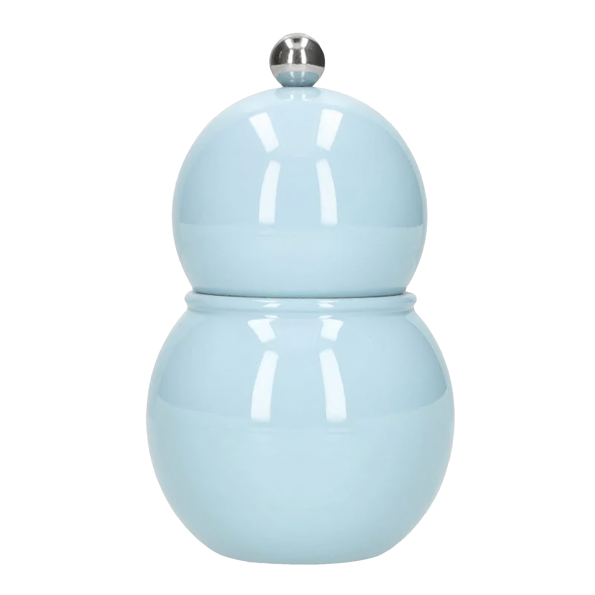 Salt- Pepper Mill periwinkle 12 cm, Salzstreuer, Pfefferstreuer, Gewürzglas, Hellblau, Keramik