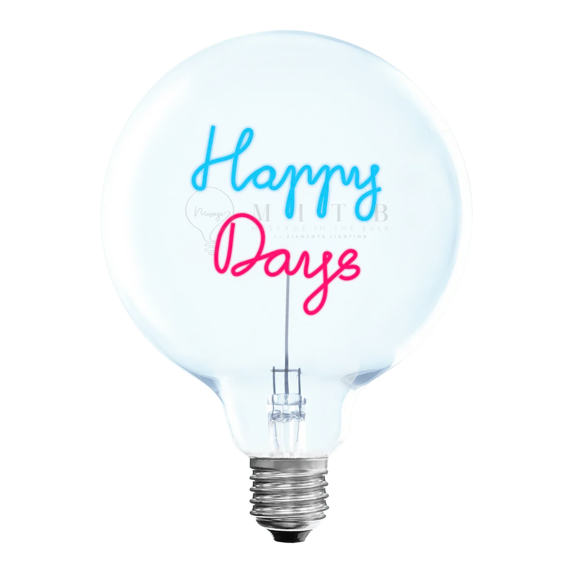 MITB LED Dekobirne Happy Days