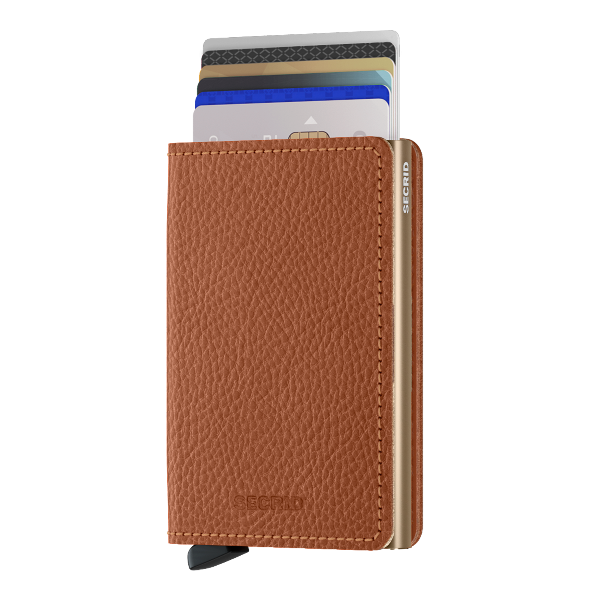 Secird Slimwallet Veg Karamell/Sand, wallet, cardholder, leder, braun, schlank